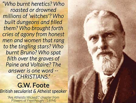 Today in London secular history: GW Foote, WJ Ramsay and Henry Kempe ...